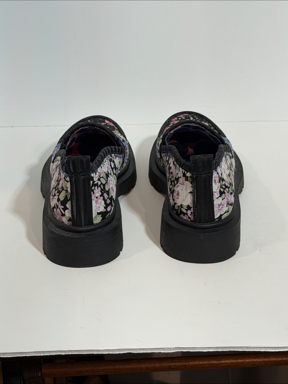 Irregular Choice Chunky Platform Floral Loafers - Picture 5 of 6